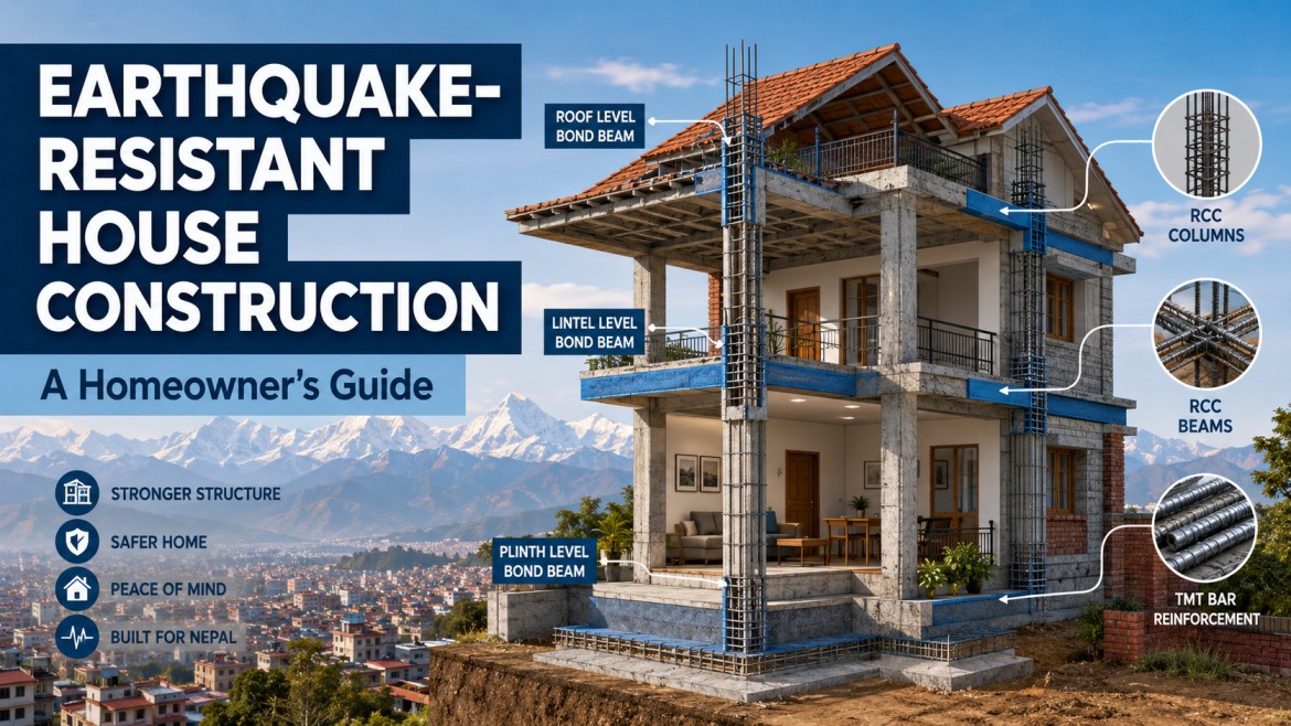 Earthquake-Resistant House Construction in Nepal