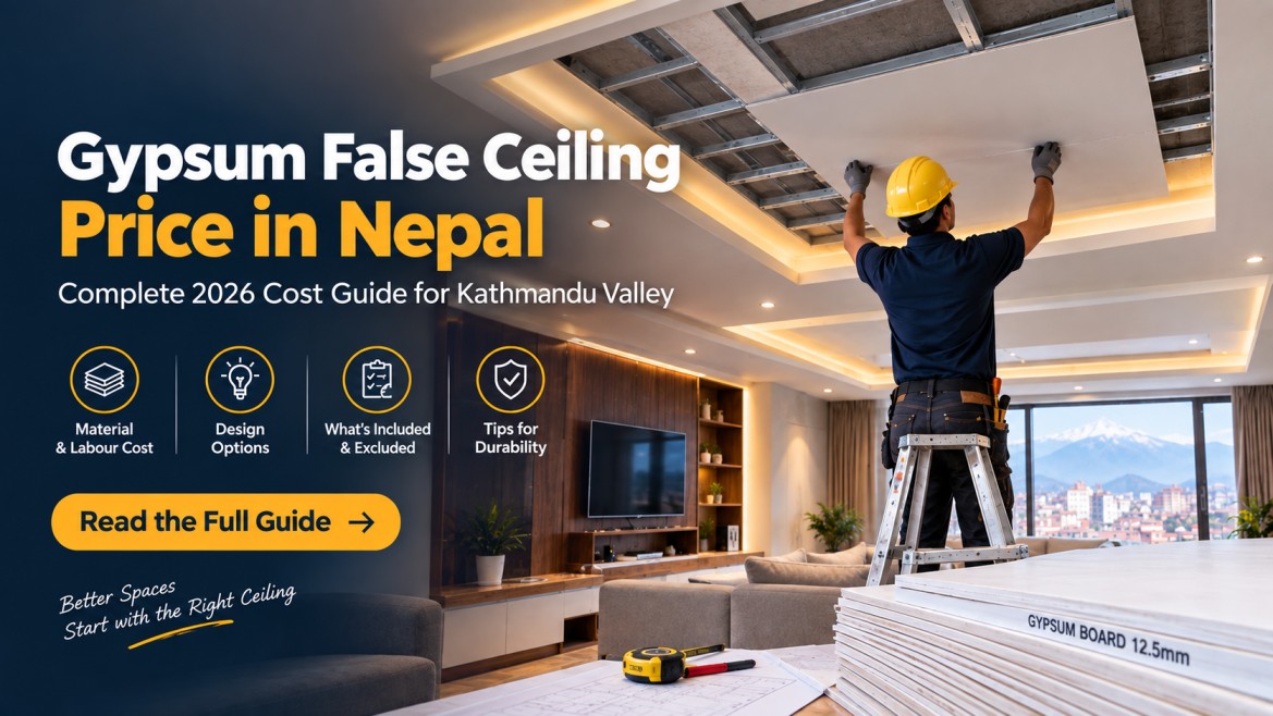 Gypsum False Ceiling Price in Nepal
