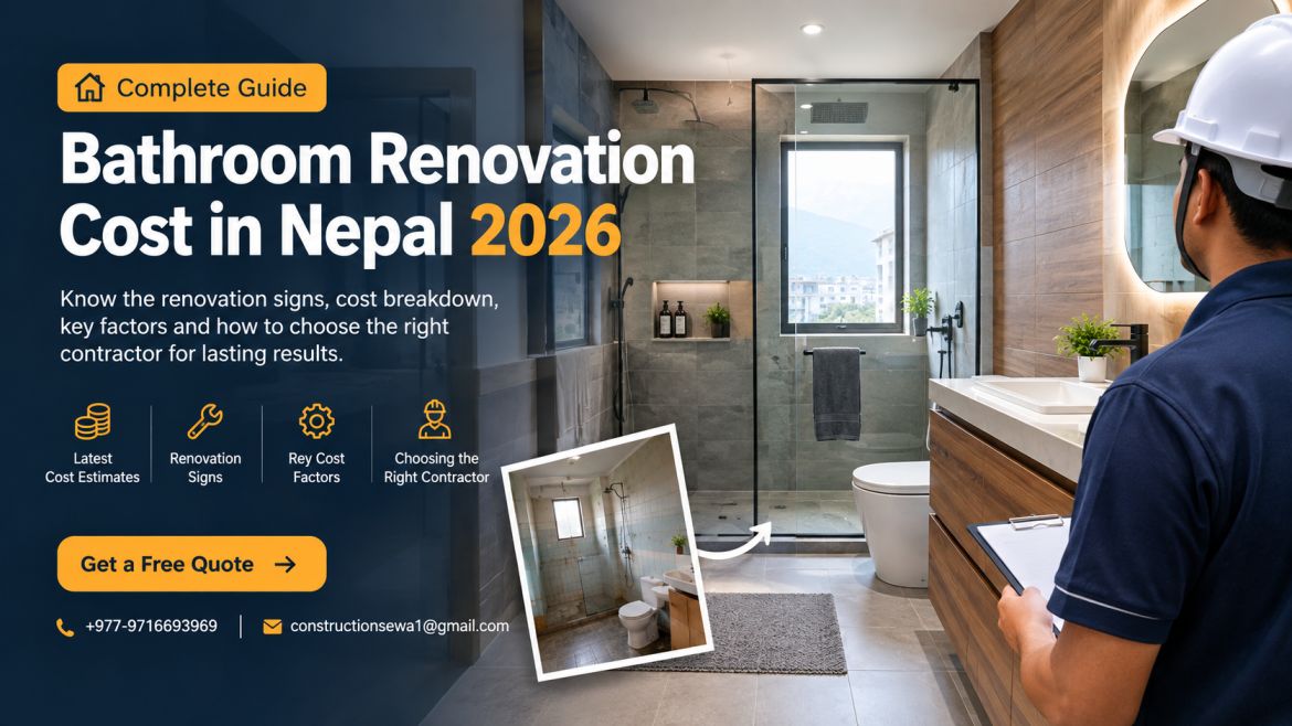 Bathroom Renovation Cost in Nepal 2026: Complete Guide